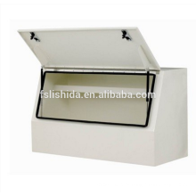 Caja de herramientas de camión de metal de acero inoxidable durabel de servicio pesado blanco Caja de herramientas de camión de metal de acero inoxidable durabel de servicio pesado blanco